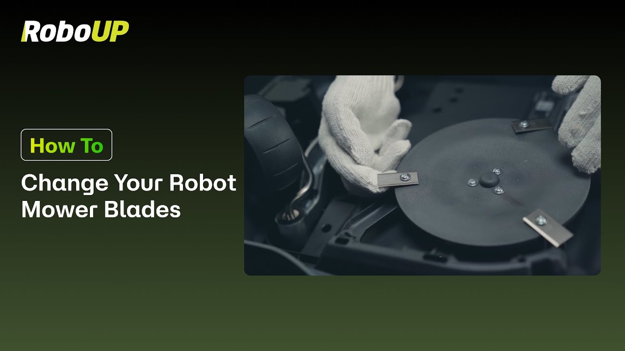 How to Replace RoboUP Robot Mower Blades