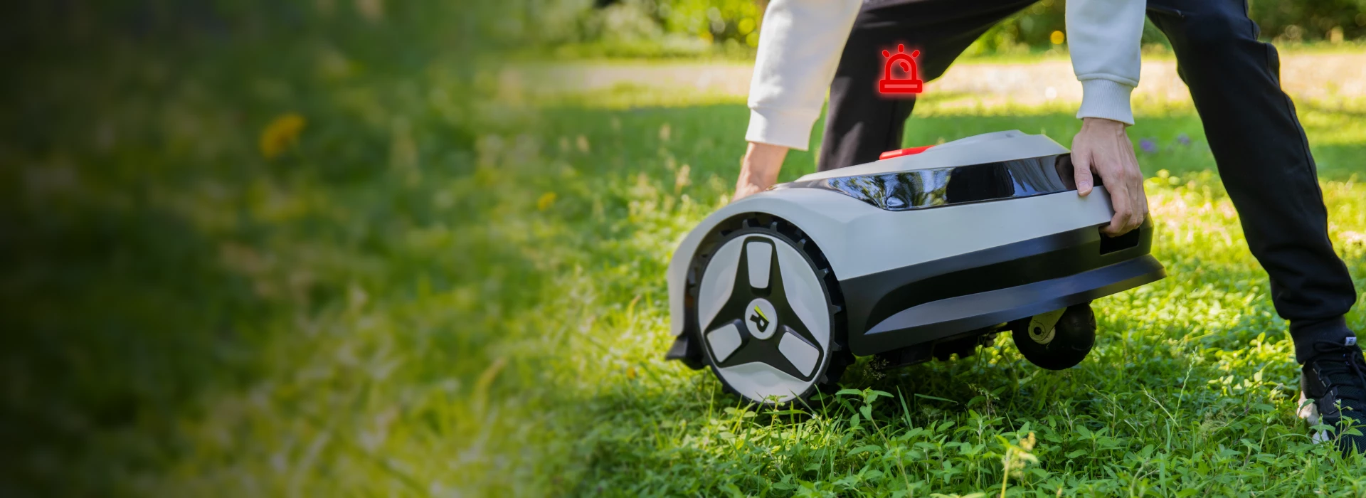 Raccoon 机器被抬起、倾斜时会发出警报，特殊情况，急停按钮 